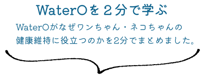 WaterOを2分で学ぶ